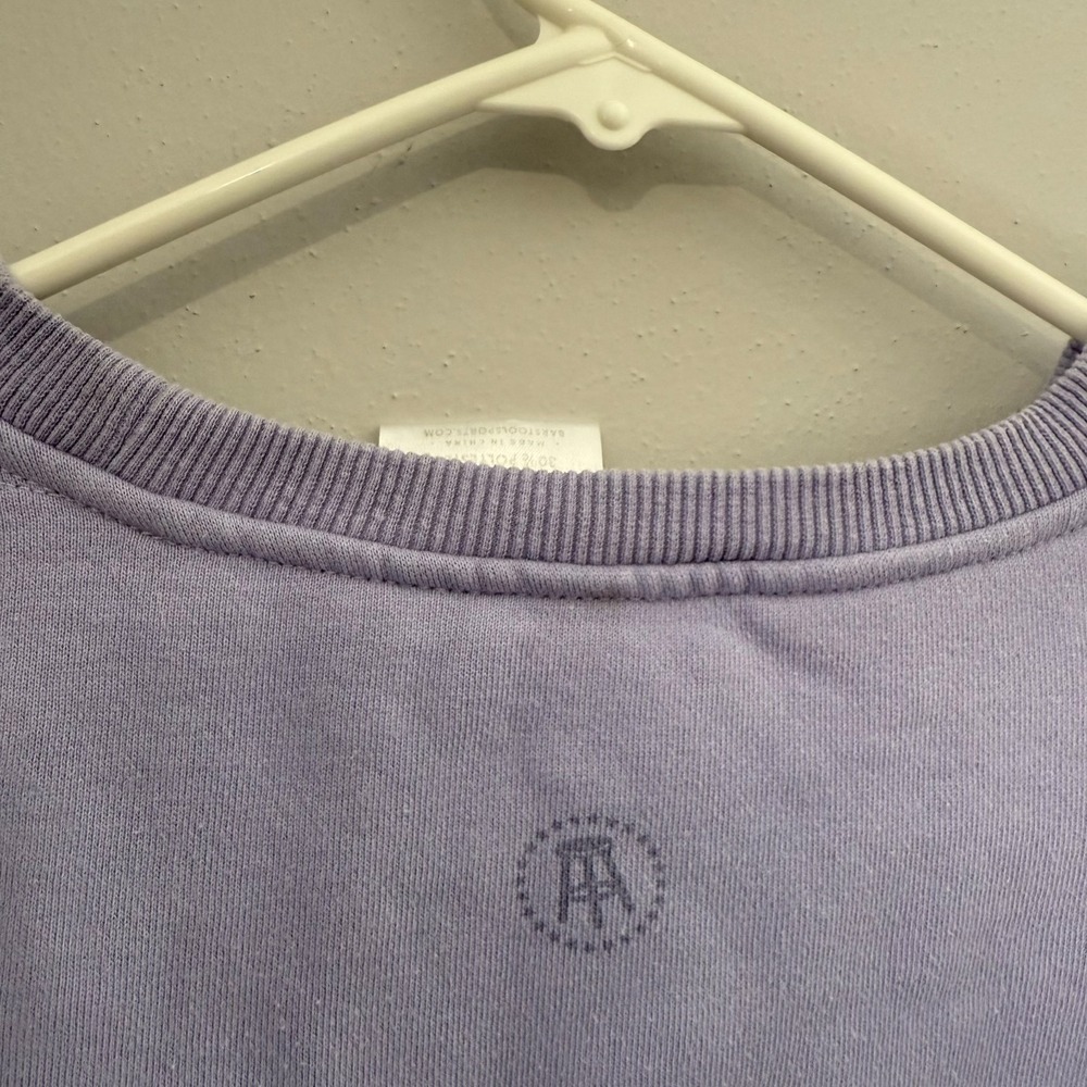 Barstool Sports I Am Unwell Sweatshirt Women Size Small Purple Crewneck Pullover - Picture 5 of 7